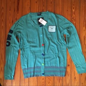 NWT Adventure Time BMO Cardigan, Size L